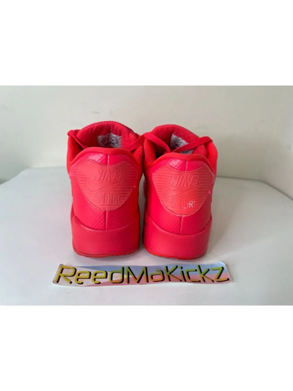 Nike Air Max 90 Hyperfuse Solar Pink NIKE ID Mens 10us PRE OWNED